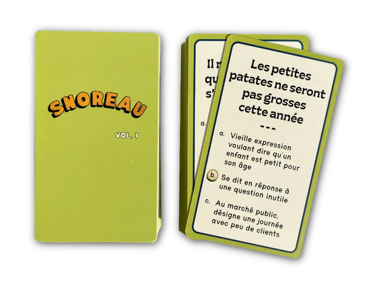 Snoreau - Le jeu des expressions québécoises Vol. 1 (Fr)