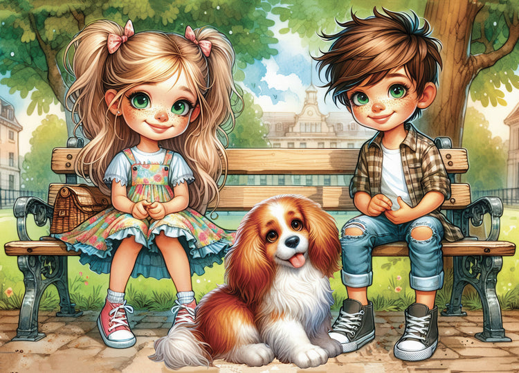 Broderie de diamant - Summer Park Companions