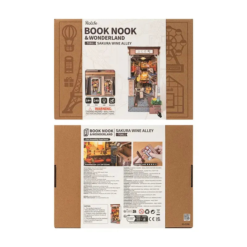 DIY Booknook - Sakura Wine Alley