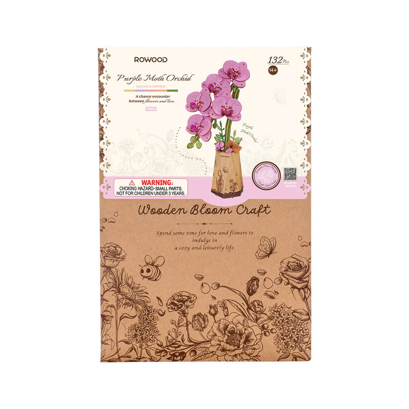 Rowood - Orchidée papillon mauve 3D 132 mcx