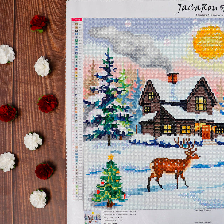 Diamond Painting - Two Deer Friends