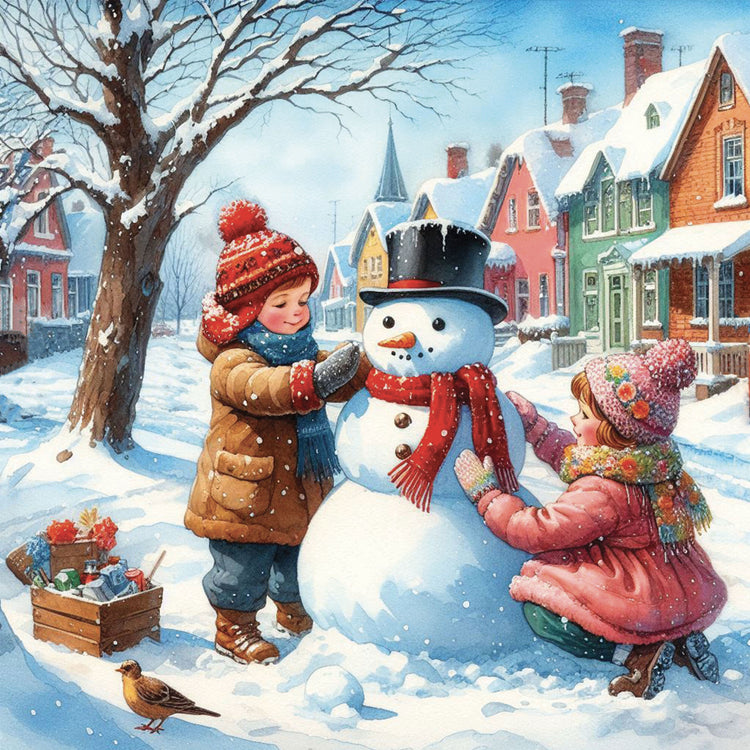 Broderie de diamant - Winter Fun - 50 x 50 cm