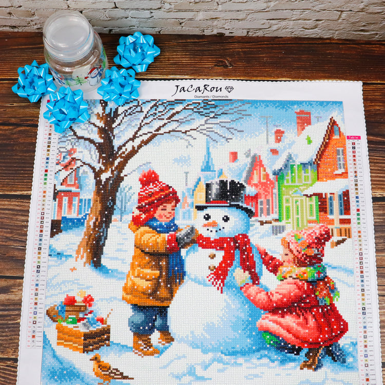 Broderie de diamant - Winter Fun - 50 x 50 cm