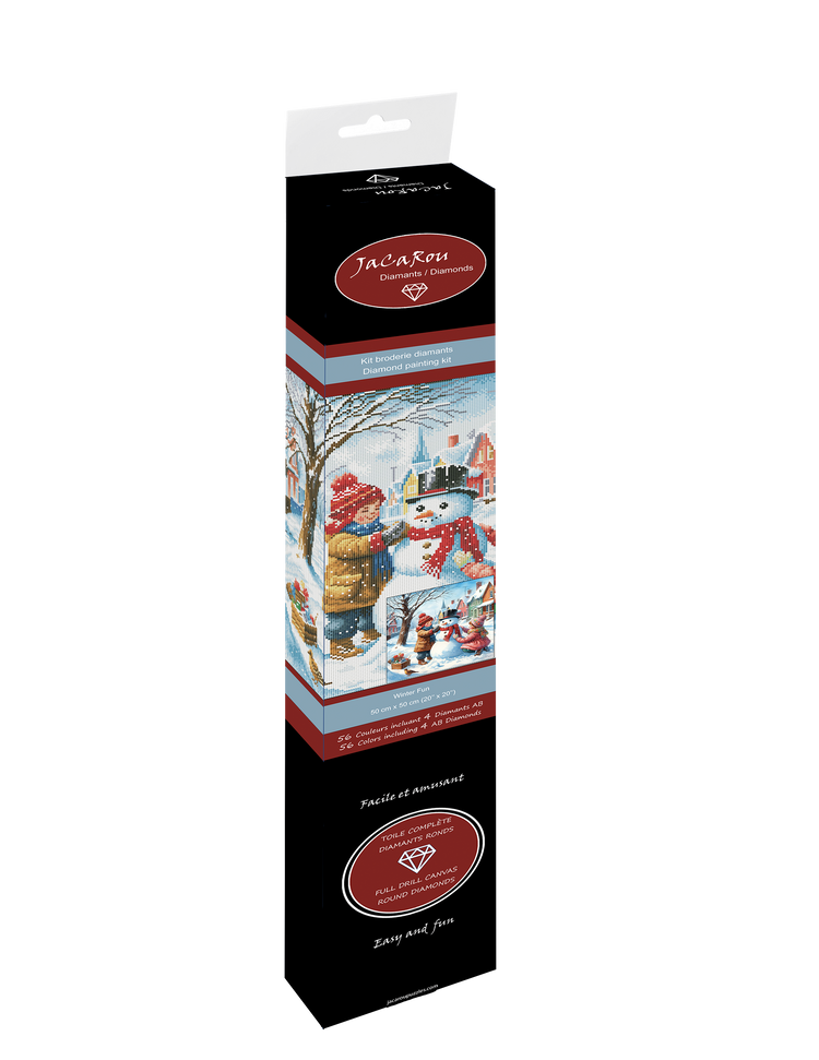 Broderie de diamant - Winter Fun - 50 x 50 cm