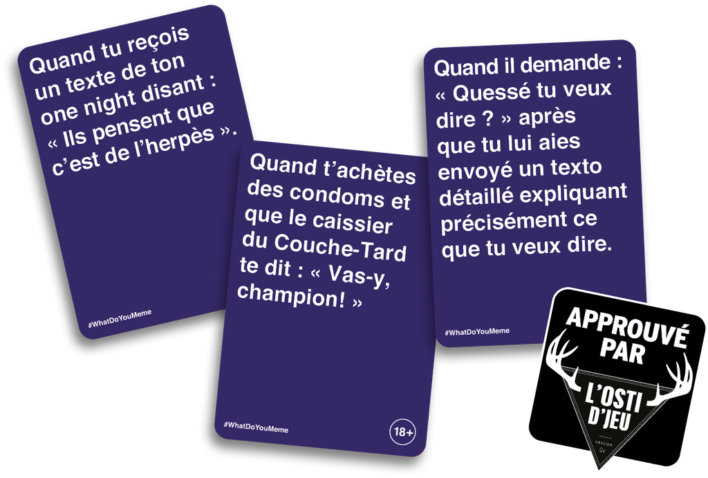 What Do You Meme? - Éd. Québecoise - Extension 18+ (Fr)