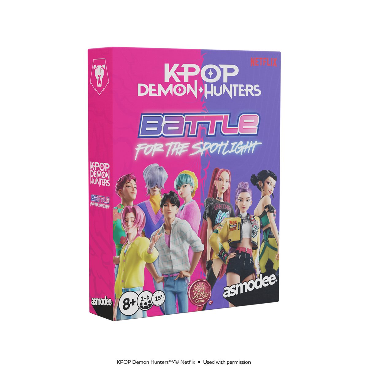 KPop Demon Hunters - Battle for the Spotlight - Un jeu Love Letter (Ang)