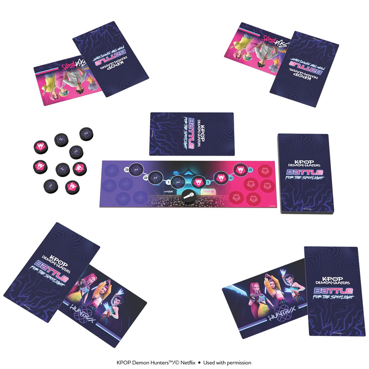 KPop Demon Hunters - Battle for the Spotlight - Un jeu Love Letter (Ang)
