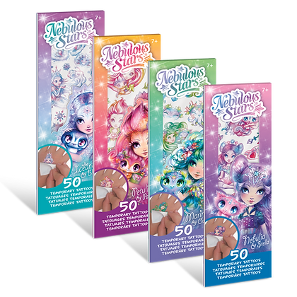 Tatouages temporaires mini - Nebulous Stars