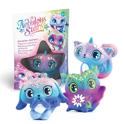 Figurines relaxante Squishy - Nebulous Stars