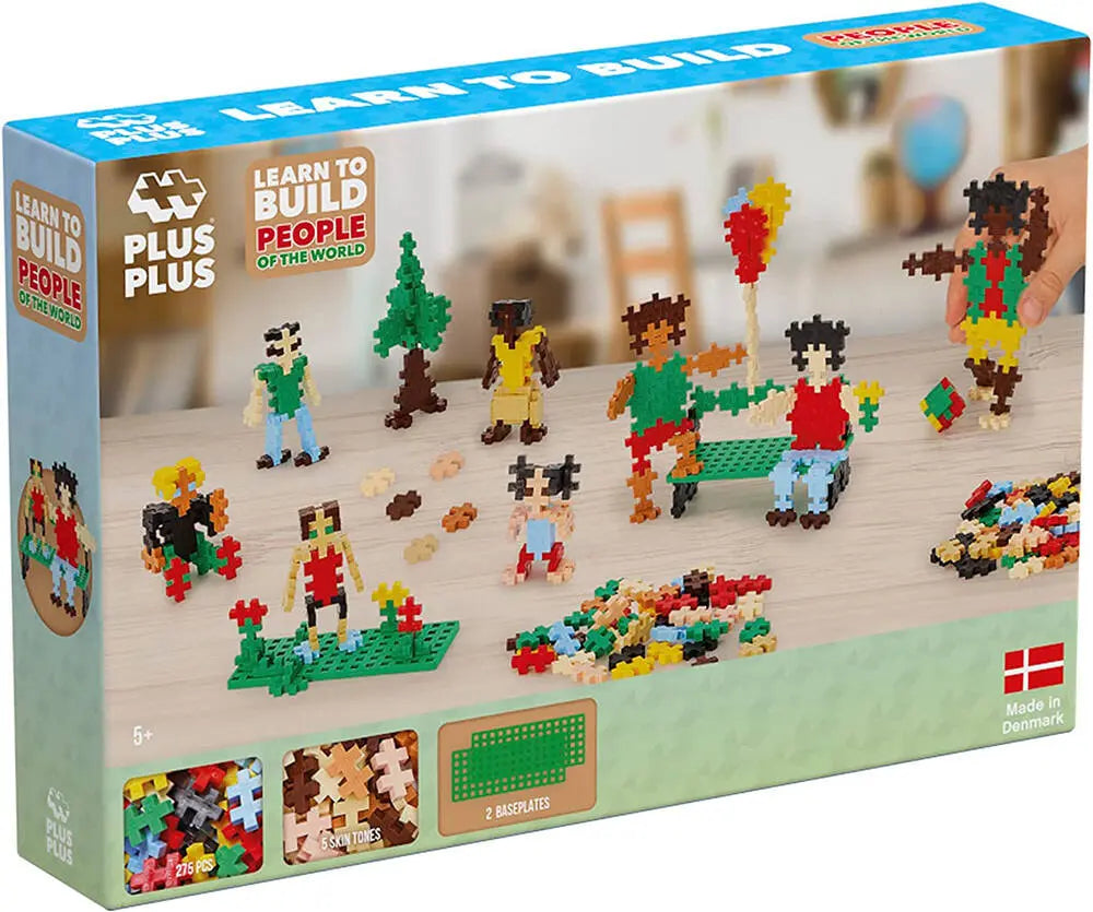 Plus Plus - Learn to Build - People of the World - 275 pcs