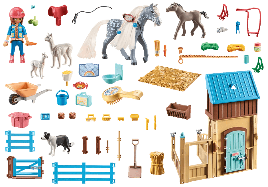 Amelia & Whisper avec box pour chevaux - Horses of Waterfall - La Ribouldingue