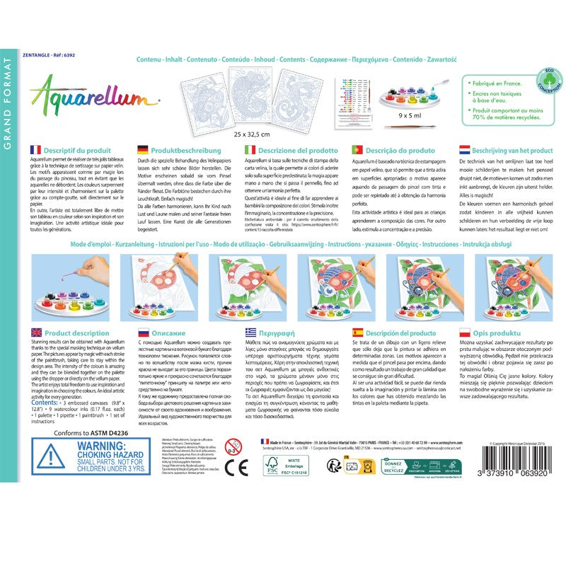 Aquarellum grand format - Créatures