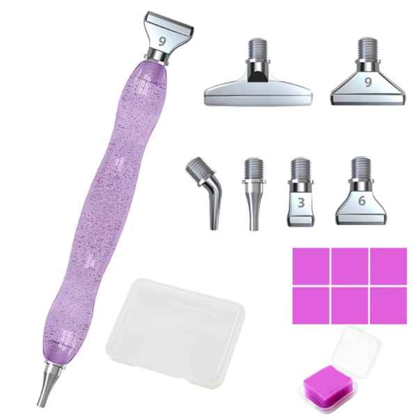 Kit crayon mauve pour broderie à diamants
