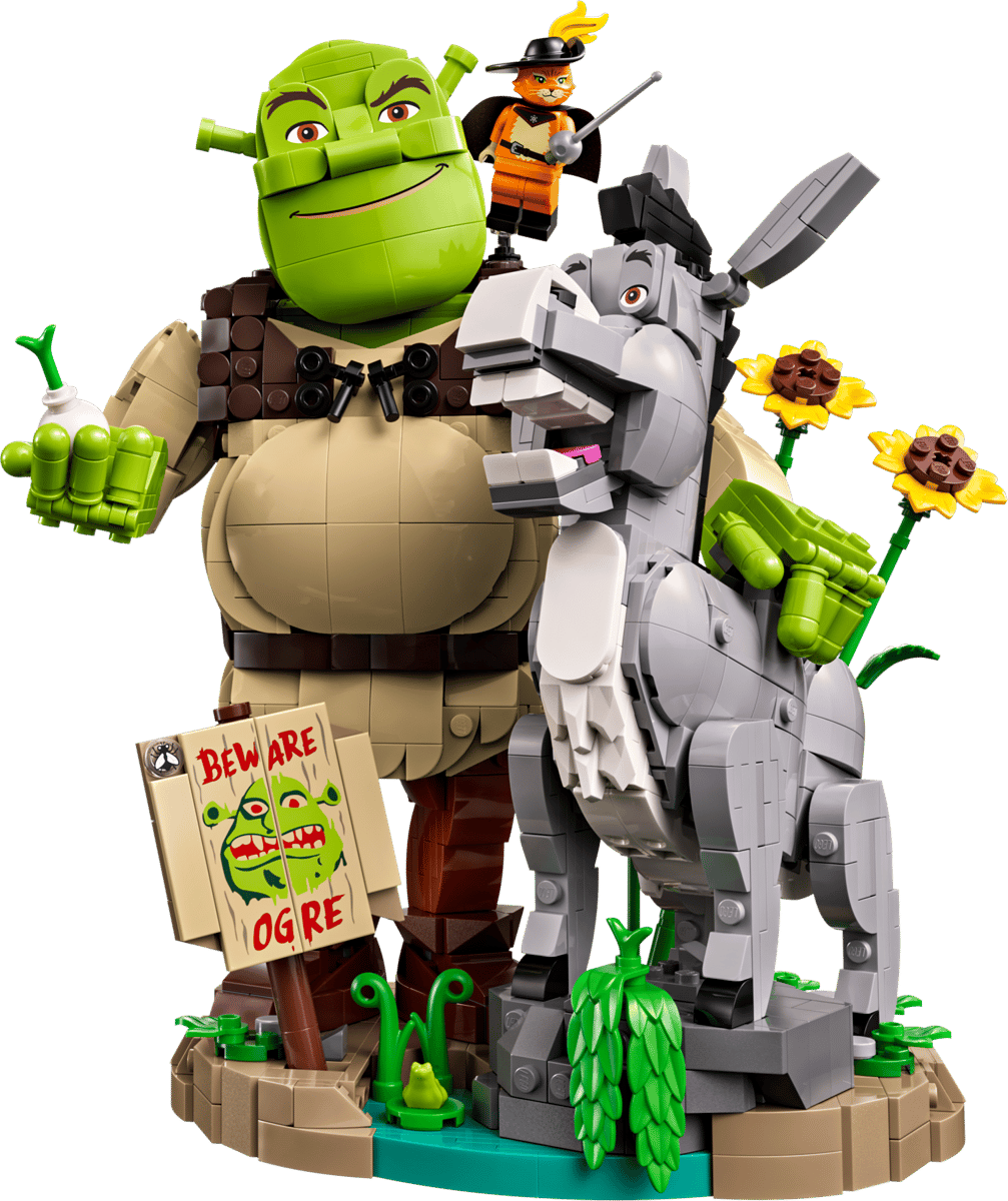Shrek, l’Âne et le Chat Potté - Lego Icons