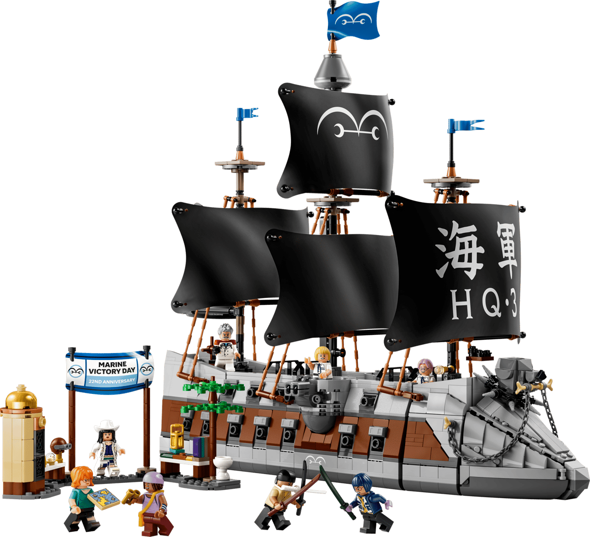 Garp's Marine Battleship - One Piece