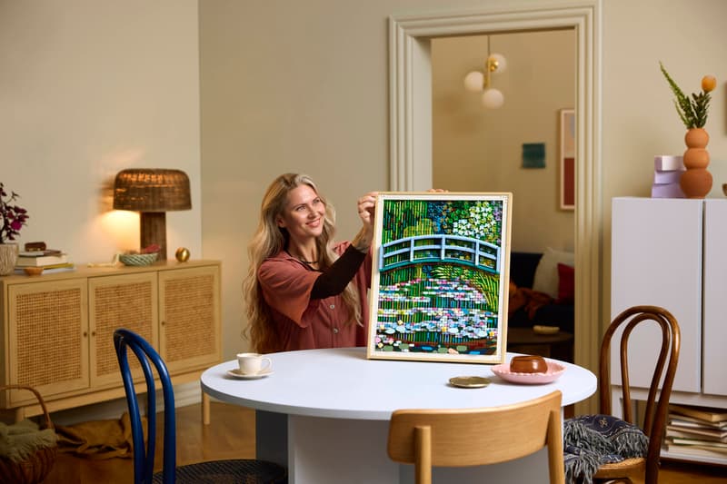 Claude Monet - Bridge Over a Pond of Water Lilies - Lego Art
