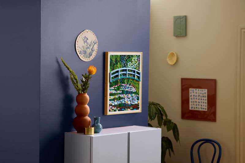 Claude Monet - Bridge Over a Pond of Water Lilies - Lego Art