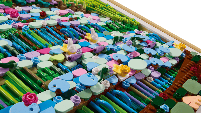 Claude Monet - Bridge Over a Pond of Water Lilies - Lego Art