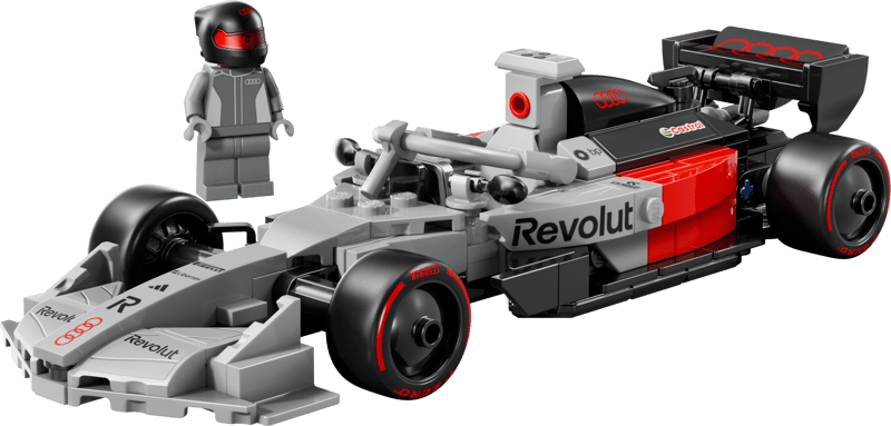 La voiture de course Audi Revolut F1 Team R26 - Speed Champions