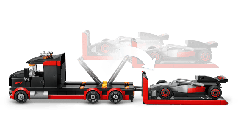 F1 Display Truck with Audi F1 Race Car - City
