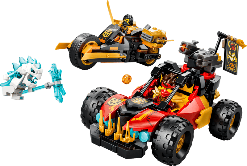 Les véhicules combinés de Kai et Cole - Ninjago