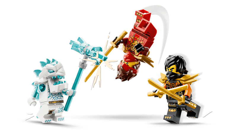 Les véhicules combinés de Kai et Cole - Ninjago