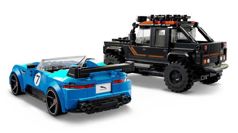 La Jaguar Project 7 et le Land Rover Defender - Speed Champions