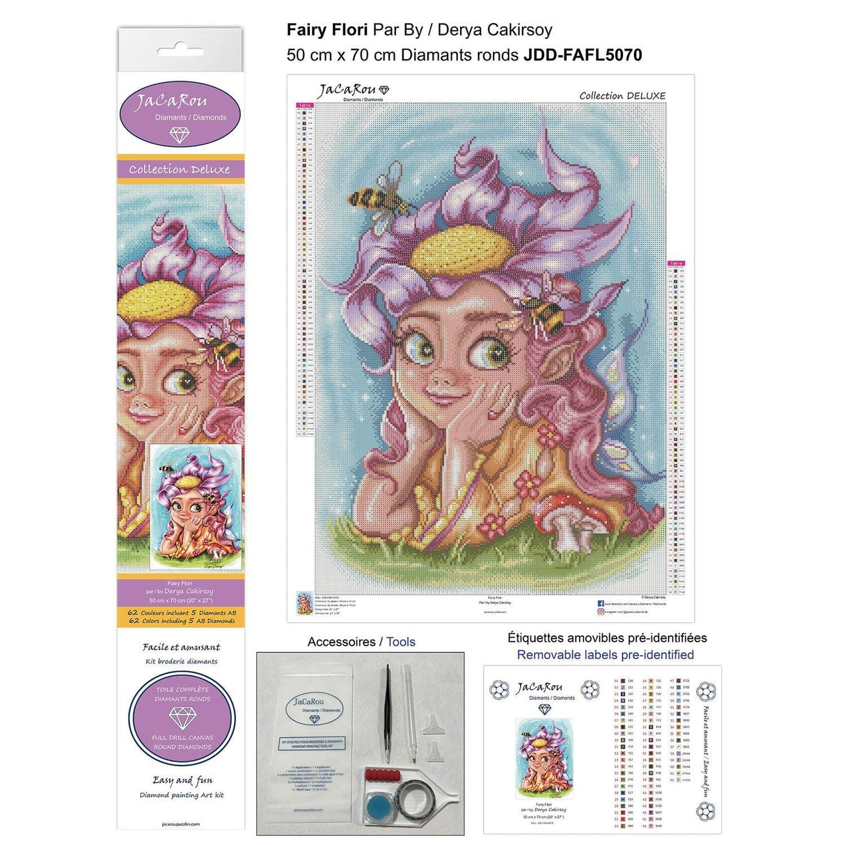 Broderie de diamants Deluxe - Dreamy Fae - La Ribouldingue