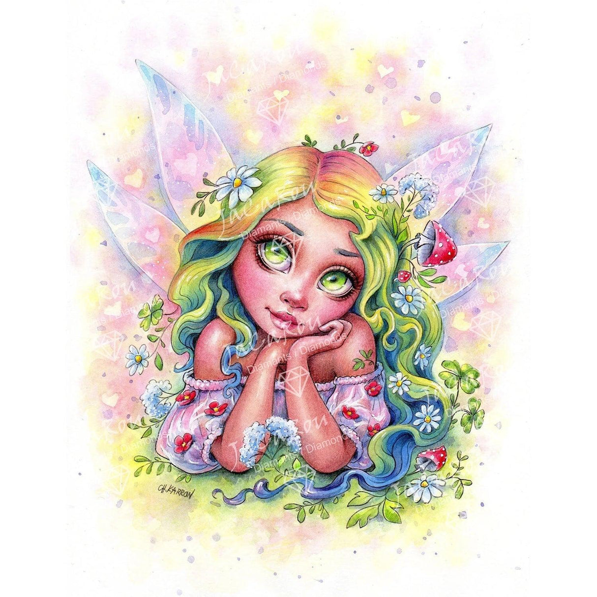 Broderie de diamants Deluxe - Fairy Flori - La Ribouldingue