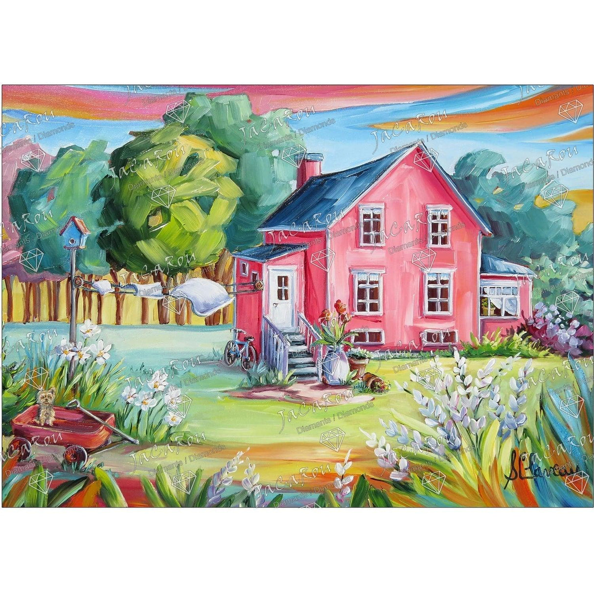 Broderie de diamants Deluxe - On a perdu Ti-Pou - La Ribouldingue