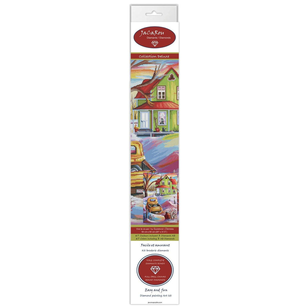 Broderie de diamants Deluxe - Vive la vie - La Ribouldingue