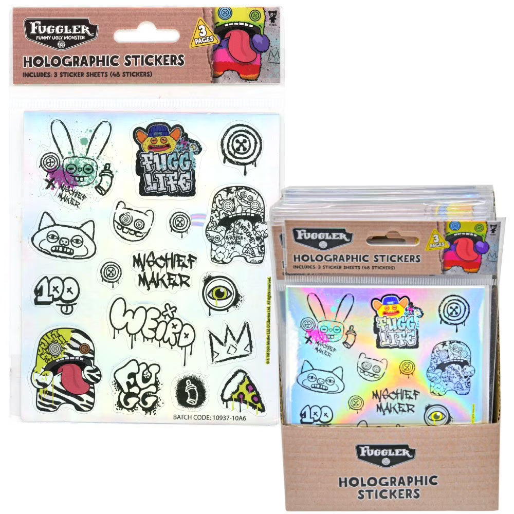 Fugglers - Autocollants holographiques (assortiment)