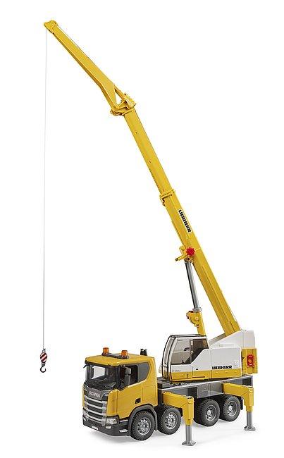 Camion-grue Liebherr Scania Super 560R avec module son et lumière - La Ribouldingue