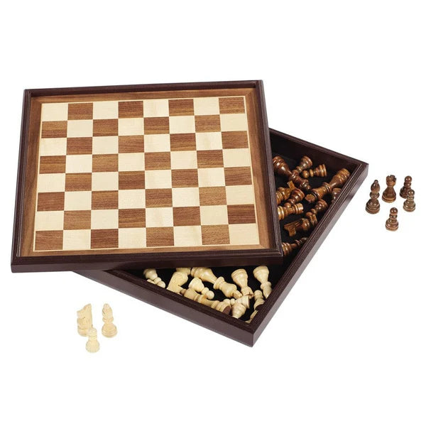 Jeu d'échecs et de dames de luxe (Bil)