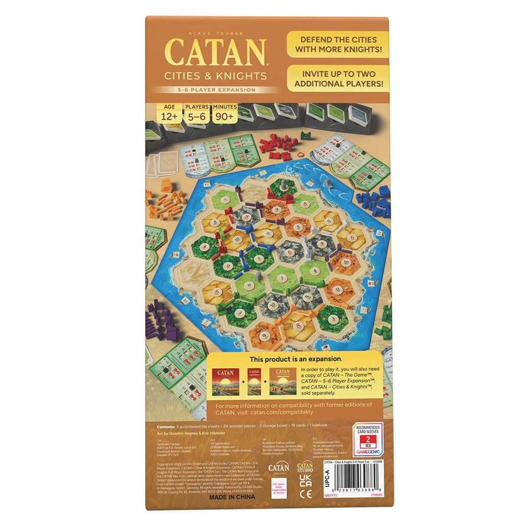 Catan 6th Edition: Cities & Knight - 5-6 players (Ext) (Ang)