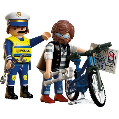 Policier et voleur de vélo - City Action
