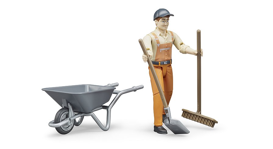Municipal worker figure set Bruder