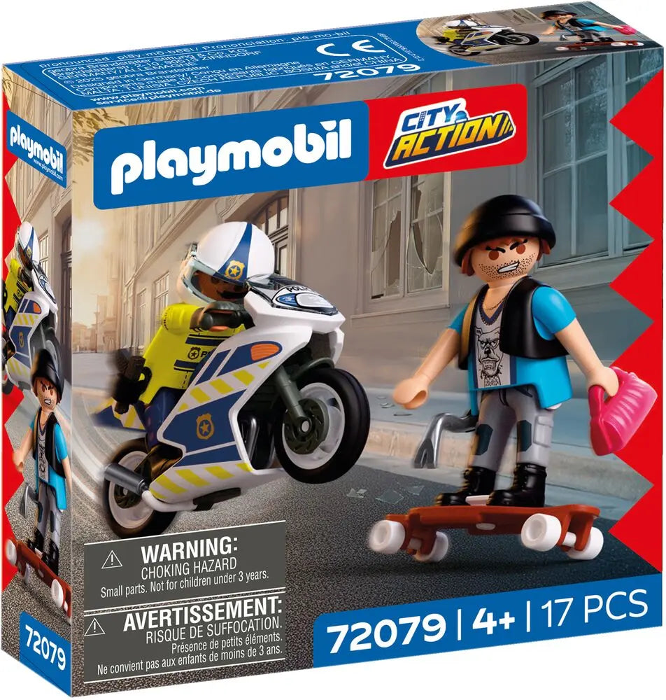 Motorcycle Chase - City Action