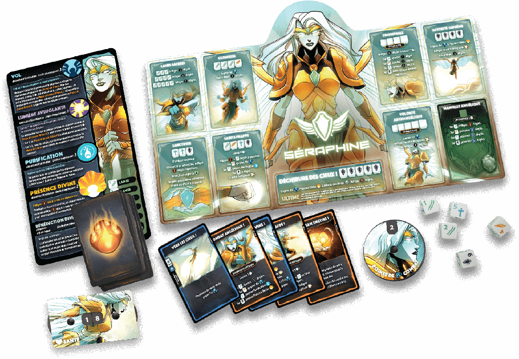 Dice Throne Saison 2 - Séraphine vs Reine Vampire (Fr) - La Ribouldingue