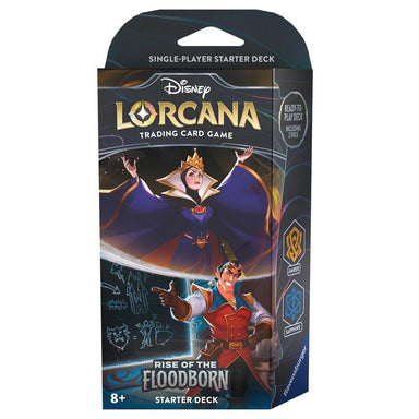 Disney Lorcana: Rise of the Floodborn - Starter Deck - Amber & Sapphire (Ang) - La Ribouldingue