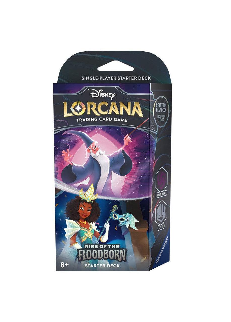 Disney Lorcana: Rise of the Floodborn - Starter Deck - Amethyst & Steel (Ang) - La Ribouldingue