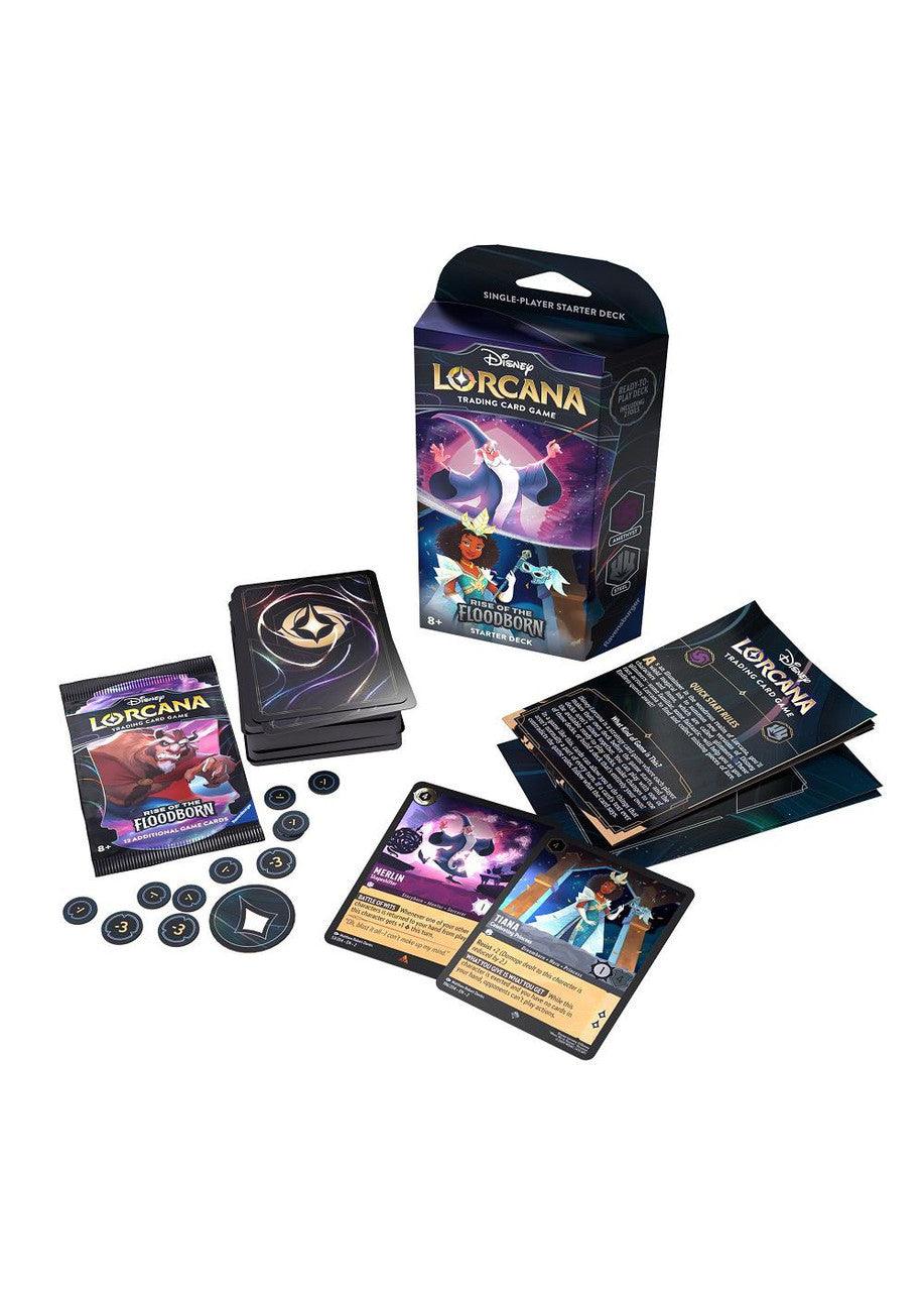 Disney Lorcana: Rise of the Floodborn - Starter Deck - Amethyst & Steel (Ang) - La Ribouldingue