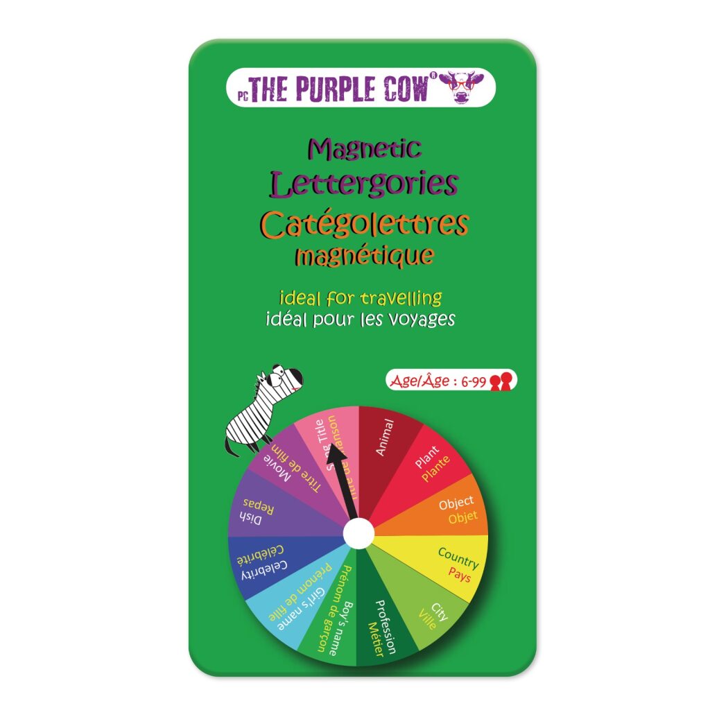 The Purple Cow - Catégolettres magnétique (Bil)