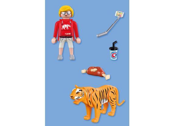 Tiger and Visitor - Animal and Friends
