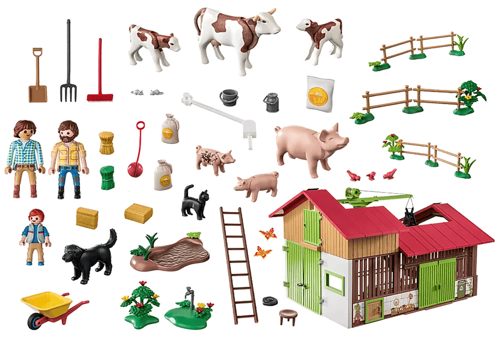 Ferme avec panneaux solaires - La Ribouldingue