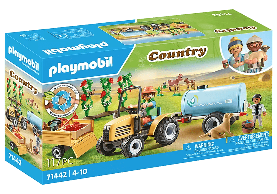 Fermier avec tracteur et citerne - Country - La Ribouldingue