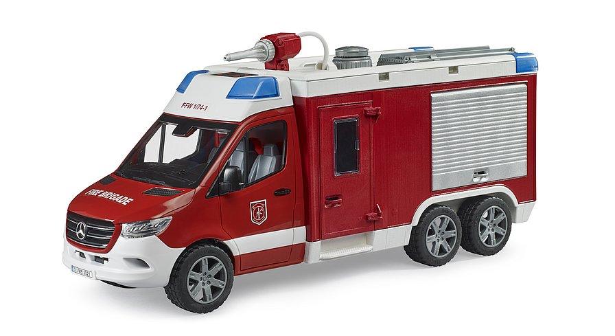 Fourgon de pompiers MB Sprinter avec module son et lumière - La Ribouldingue