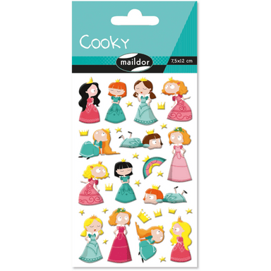 Gommettes Cooky - Princesses - La Ribouldingue