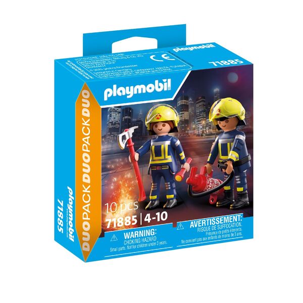 Pompiers avec hache et extincteur - Duo Pack