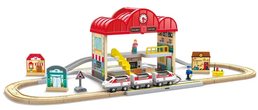 Portable Train Station Set
